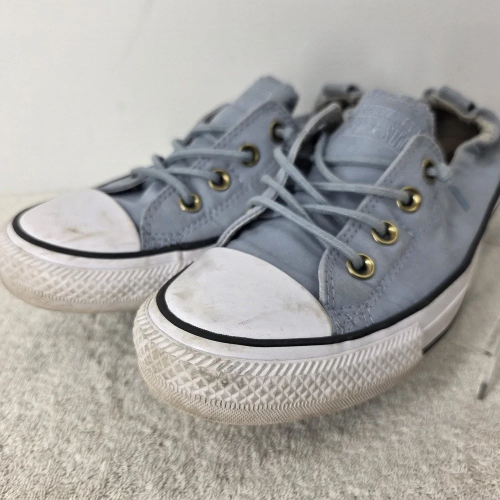 CONVERSE ALL STAR Stretch Elastic Heel Women's SIZE 9 Ladies Blue Lace Shoes
